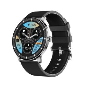 Ultra Slim Smart Watch For Men Women, 1.43 AMOLED Screen Fitness Watches ,  LP67 Outdoor Watch For Android Ios (Option: Black)